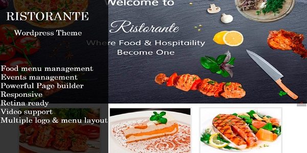 Обзор шаблона Ristorante - современный дизайн для современного кафе