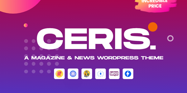 обзор wordpress шаблона ceris