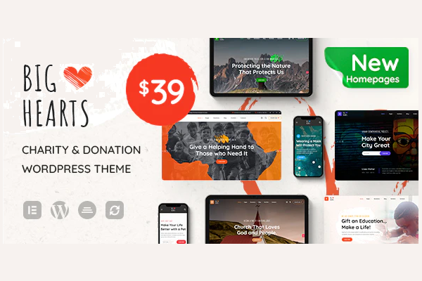 wpcustom_256 обзор wordpress шаблона bighearts